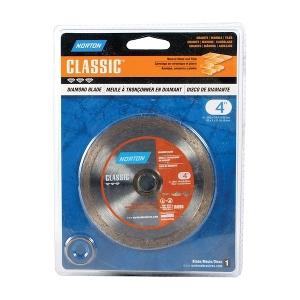 Norton Abrasives SAW BLADE CONT RIM 4"" 07660702793 Zoro